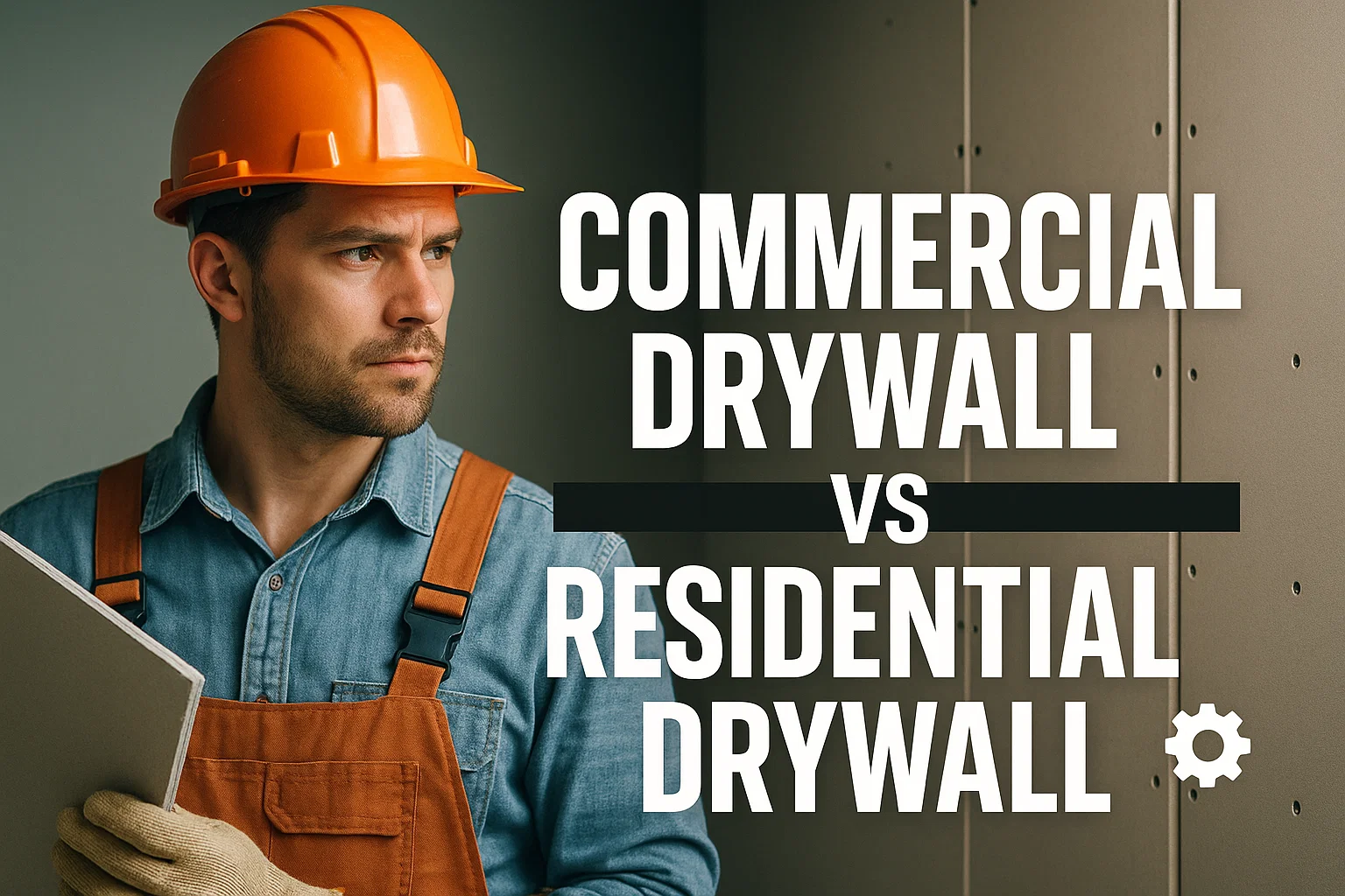Commercial Drywall vs Residential Drywall