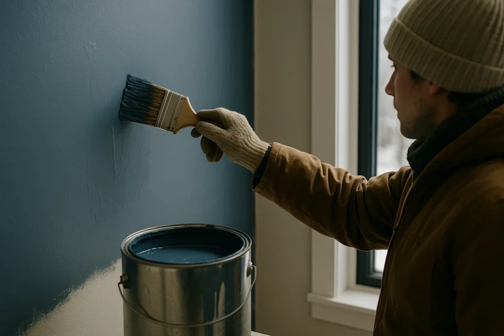 Repaint with Cold-Weather-Resistant Interior Paint
