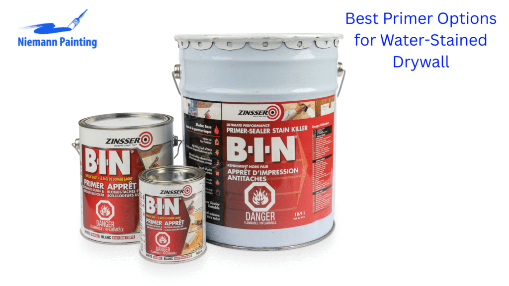 Best Primer Options for Water-Stained Drywall