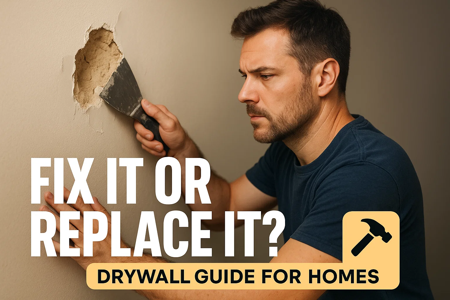 Fix It or Replace It? Drywall GFix It or Replace It? Drywall Guide for Andover Homesuide for Andover Homes