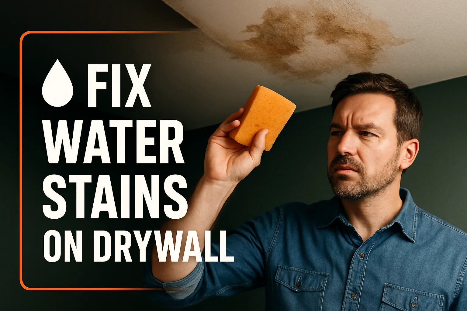 Fix Water Stains on Drywall