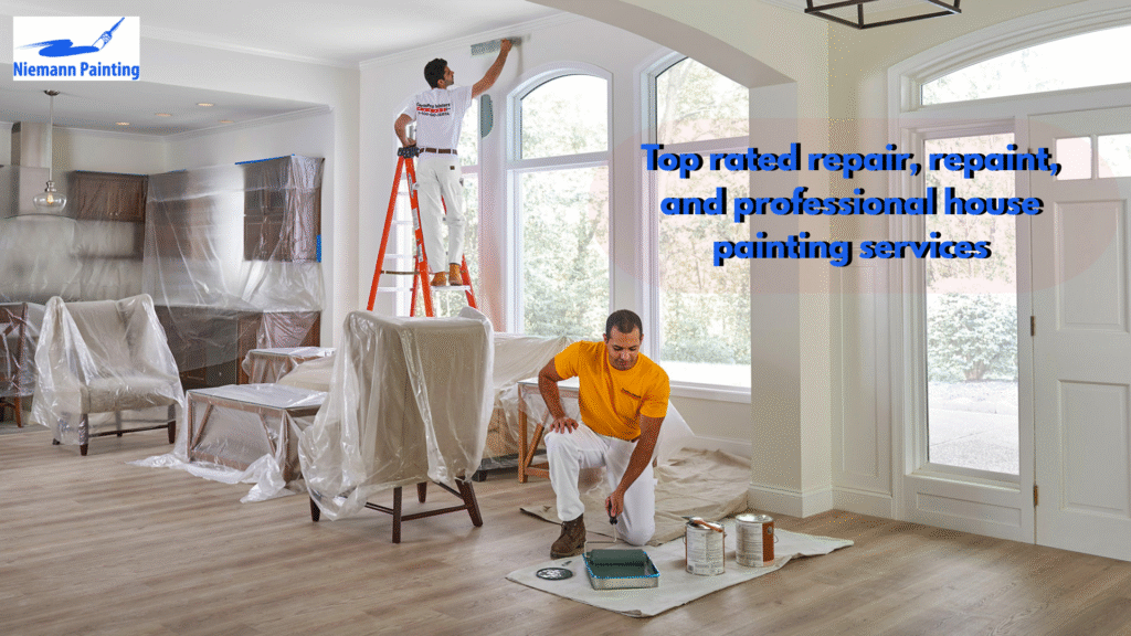 Top rated repair, repaint, and professional house painting services