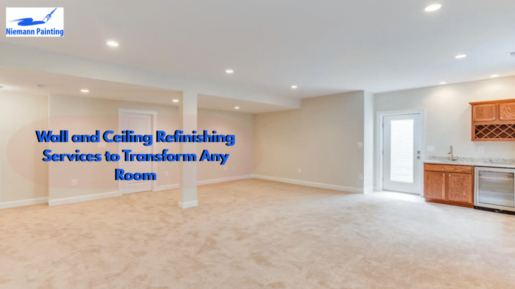 Wall and Ceiling Refinishing Services to Transform Any Room