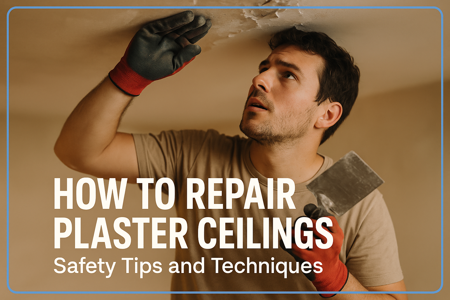 How to Repair Plaster Ceilings Safety Tips and Techniques